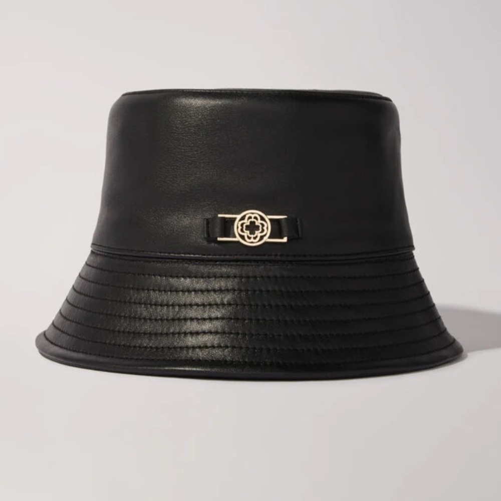 NWT Maje Leather Bucket Hat